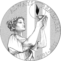 September 11, 2011 Memorial Medal Obverse