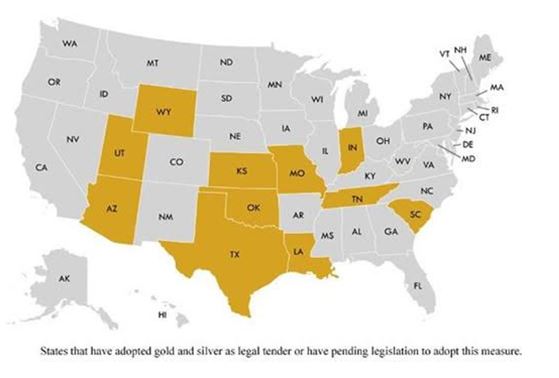 Gold/Silver legal tender