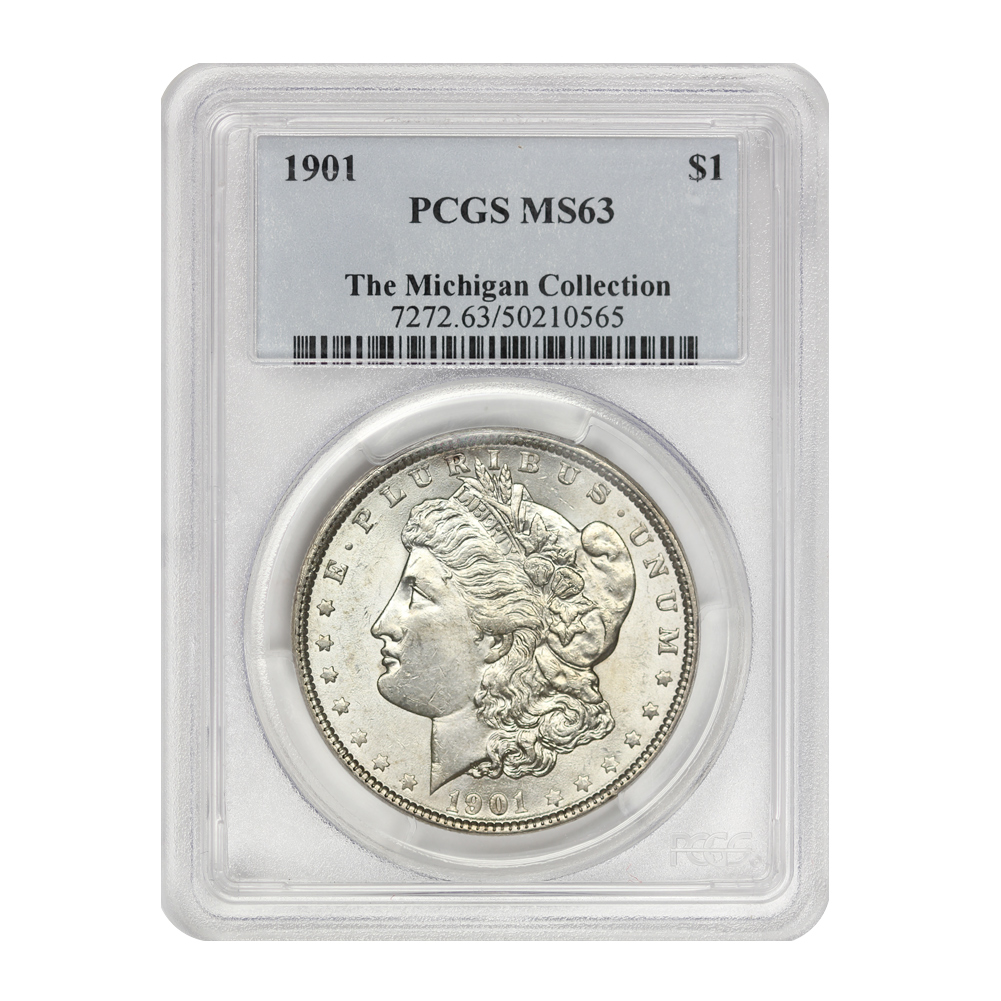 1901 $1 Morgan PCGS MS63
