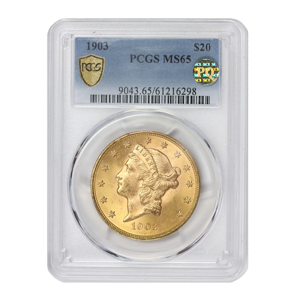 1903 $20 MS65 PCGS