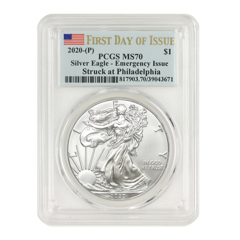 2020- W Struck at West Point Label $1 American Silver Eagle MS69 FS PCGS 