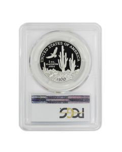 2001-W $100 Platinum Eagle PCGS PR70DCAM Obverse