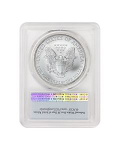 2003-(W) $1 Silver Eagle PCGS MS70 FS WP Flag Label Obverse

