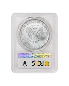 2003-(W) $1 Silver Eagle PCGS MS70 FS WP Label Obverse

