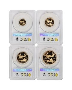 2003-W Set of 4 Gold Eagles PCGS PR70DCAM Obverse