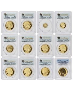 Set of 26 2006 to 2025 Gold Buffalo PCGS PR70DCAM FS & FDOI