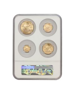 Set of 4 2006 Gold Eagle NGC MS70