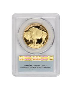 2006-W $50 Gold Buffalo PCGS PR70DCAM FS Flag Obverse


