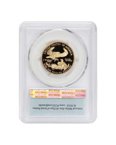2006-W $25 Gold Eagle PCGS PR70DCAM FS Flag Label