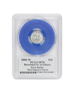 2006-W $10 Platinum Eagle PCGS SP70 FS Mercanti Label