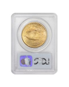 1907 $20 Gold Saint Gaudens PCGS MS64 Obverse