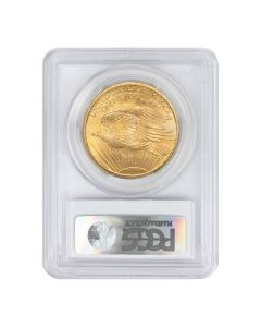 1907 $20 Gold Saint Gaudens PCGS MS66