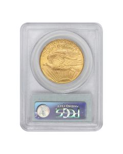 1908 $20 Gold Saint Gaudens PCGS MS63 NM Obverse