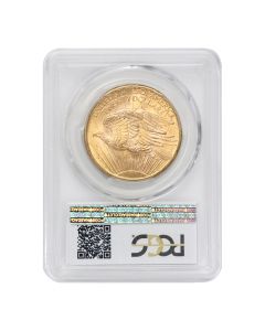1908 $20 Gold Saint Gaudens PCGS MS63+ NM