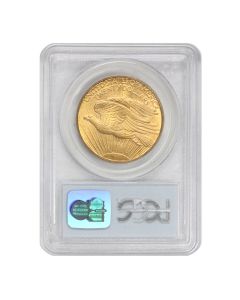 1908 $20 Gold Saint Gaudens PCGS MS64 NM Obverse