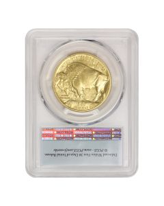 2008-W $50 Gold Buffalo PCGS SP70 FS Flag Label Obverse