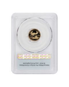 2008-W $5 Gold Eagle PCGS PR70DCAM FS Flag Label Obverse

