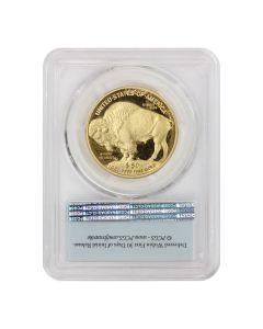 2008-W $50 Gold Buffalo PCGS PR70DCAM FS Flag Label