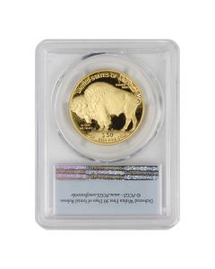 2008-W $50 Gold Buffalo PCGS PR70DCAM FS Flag Obverse
