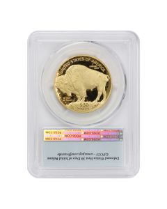 2008-W $50 Gold Buffalo PCGS PR70DCAM FS Bison Label