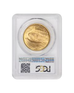 1910 $20 Gold Saint Gaudens PCGS MS65 Obverse