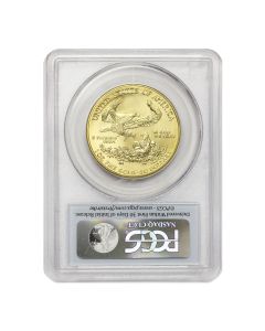 2011 $50 Gold Eagle PCGS MS70 FS Flag Obverse