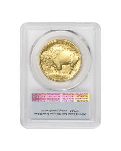 2011 $50 Gold Buffalo PCGS MS70 FS Bison Label Obverse