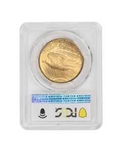 1911-S $20 Gold Saint Gaudens PCGS MS66 Obverse