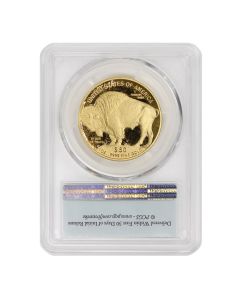 2011-W $50 Gold Buffalo PCGS PR70DCAM FS Flag Label Obverse
