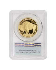 2011-W $50 Gold Buffalo PCGS PR70DCAM FS Flag Label Obverse
