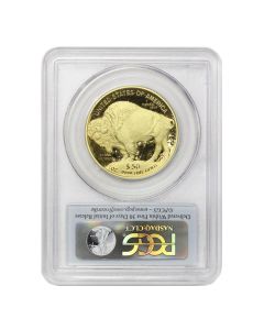 2011-W $50 Gold Buffalo PCGS PR70DCAM FS Bison Label Obverse
