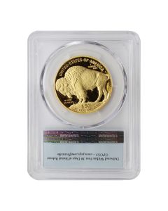 2012-W $50 Gold Buffalo PCGS PR70DCAM FS Bison Label Obverse