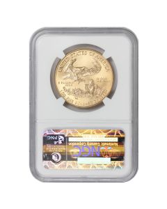 2013 $50 Gold Eagle NGC MS70 ER Eagle Label