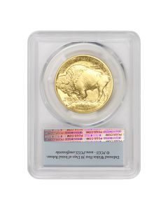 US $50 Buffalo 2013 PCGS MS70 First Strike Flag Label Obverse
