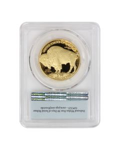 2013-W $50 Gold Buffalo PCGS PR70DCAM FS Bison Obverse