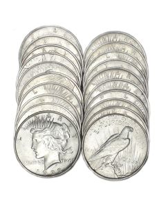 1922 Peace Silver Dollar BU Roll