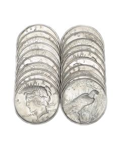1923 Peace Silver Dollar BU Roll