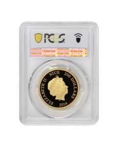 Niue 2014 Gold $200 Minnie Mouse PCGS PR70DCAM Obverse
