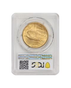 1914-S $20 Gold Saint Gaudens PCGS MS65 Obverse