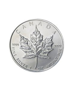 1oz Canada Silver Maple Leaf BU (Random Year)