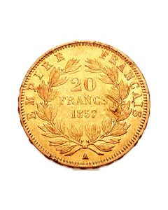 French Gold 20 FR Napoleon Circulated