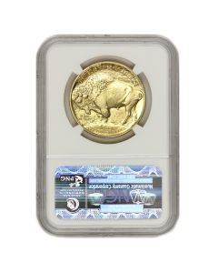 2015 $50 Gold Buffalo NGC MS70 ER Obverse
