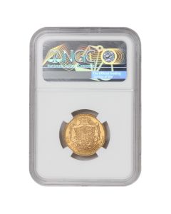 Denmark 1915-VBP Gold 20 Kroner Christian X NGC MS65