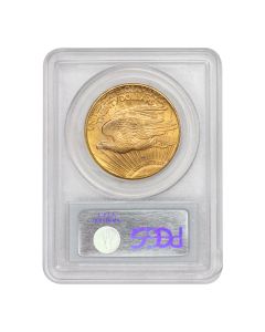 1915-S $20 Gold Saint Gaudens PCGS MS66 Obverse