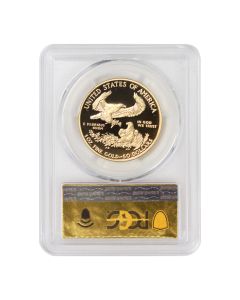 2015-W $50 Gold Eagle PCGS PR70DCAM FDWP Gold Label Obverse