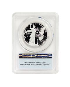2015-W $100 Platinum Eagle PCGS PR70DCAM FS Flag Obverse