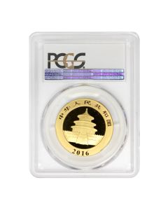 China 2016 Gold Panda 500 Yuan PCGS MS70 Flag Label Obverse

80558665