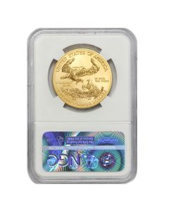 2016-W $50 Eagle NGC MS70 ER Blue Obverse

