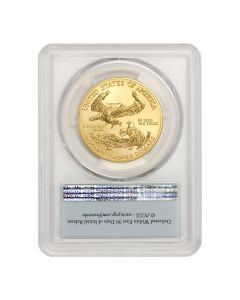 2017-W $50 Eagle PCGS SP70/MS70 FS Flag Label Obverse
