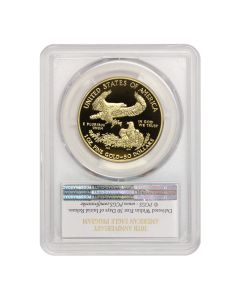 2016-W $50 Gold Eagle PCGS PR70DCAM FS 30th Anniv. Label OGP